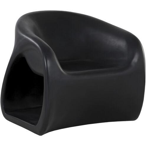 Orson Black Outdoor Lounge Chair